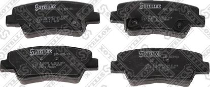 Stellox 689 033-SX - Kit de plaquettes de frein, frein à disque cwaw.fr