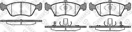 Stellox 687 002B-SX - Kit de plaquettes de frein, frein à disque cwaw.fr