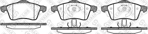 Stellox 629 000B-SX - Kit de plaquettes de frein, frein à disque cwaw.fr