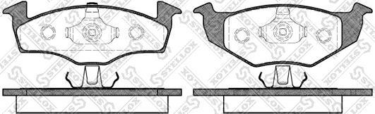 Stellox 620 000-SX - Kit de plaquettes de frein, frein à disque cwaw.fr