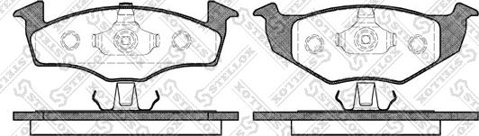 Stellox 620 020B-SX - Kit de plaquettes de frein, frein à disque cwaw.fr