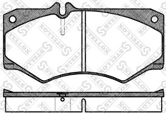 Stellox 058 030-SX - Kit de plaquettes de frein, frein à disque cwaw.fr