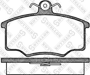 Stellox 057 000-SX - Kit de plaquettes de frein, frein à disque cwaw.fr