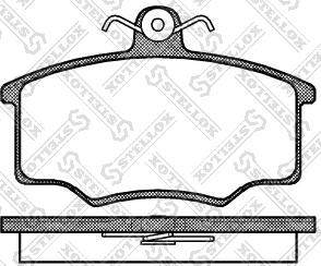 Stellox 057 020-SX - Kit de plaquettes de frein, frein à disque cwaw.fr