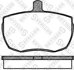 Stellox 067 000-SX - Kit de plaquettes de frein, frein à disque cwaw.fr