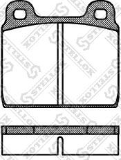 Stellox 013 020-SX - Kit de plaquettes de frein, frein à disque cwaw.fr