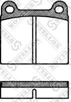 Stellox 017 060-SX - Kit de plaquettes de frein, frein à disque cwaw.fr