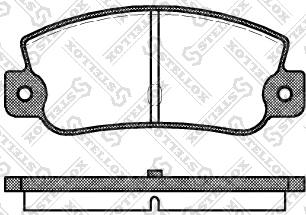 Valeo 168984 - Kit de plaquettes de frein, frein à disque cwaw.fr