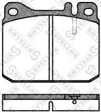 Stellox 021 020-SX - Kit de plaquettes de frein, frein à disque cwaw.fr