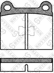 Stellox 028 000-SX - Kit de plaquettes de frein, frein à disque cwaw.fr