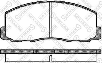 Stellox 199 000-SX - Kit de plaquettes de frein, frein à disque cwaw.fr