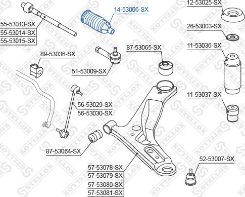 Stellox 14-53006-SX - Joint-soufflet, direction cwaw.fr