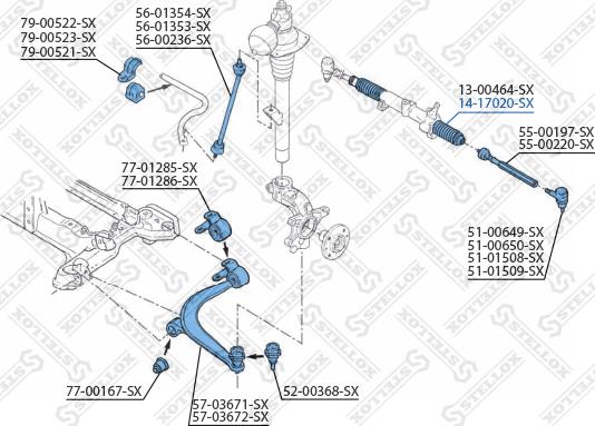 Stellox 14-17020-SX - Joint-soufflet, direction cwaw.fr