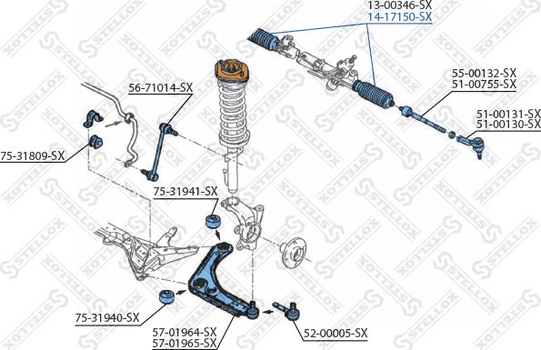 Stellox 14-17150-SX - Joint-soufflet, direction cwaw.fr