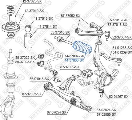 Stellox 14-37008-SX - Joint-soufflet, direction cwaw.fr