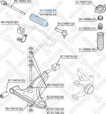 Stellox 14-74009-SX - Joint-soufflet, direction cwaw.fr