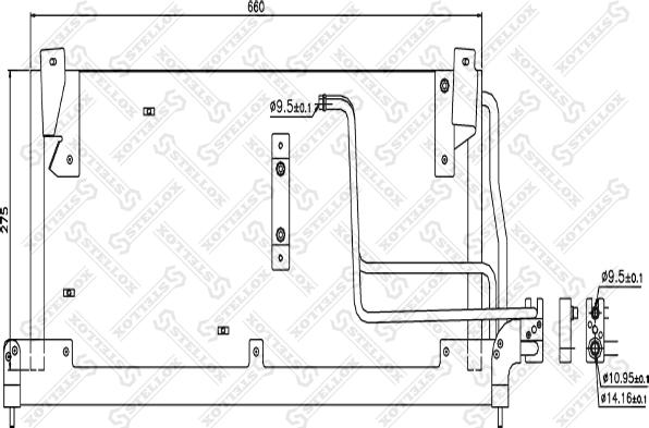 Stellox 10-45487-SX - Condensateur, climatisation cwaw.fr