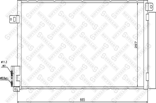 Stellox 10-45092-SX - Condensateur, climatisation cwaw.fr