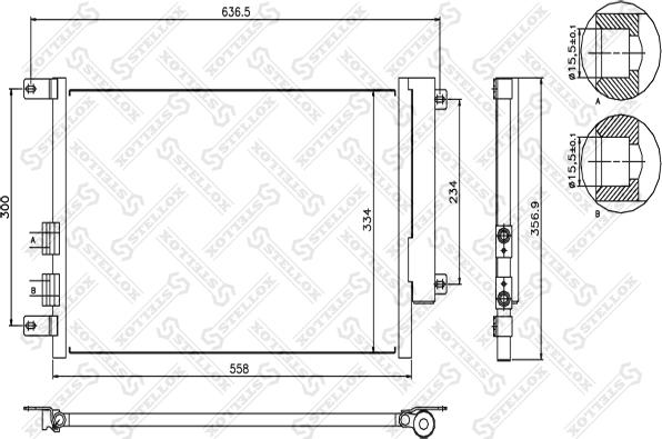 Stellox 10-45069-SX - Condensateur, climatisation cwaw.fr