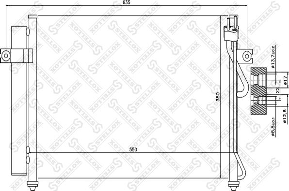 Stellox 10-45028-SX - Condensateur, climatisation cwaw.fr