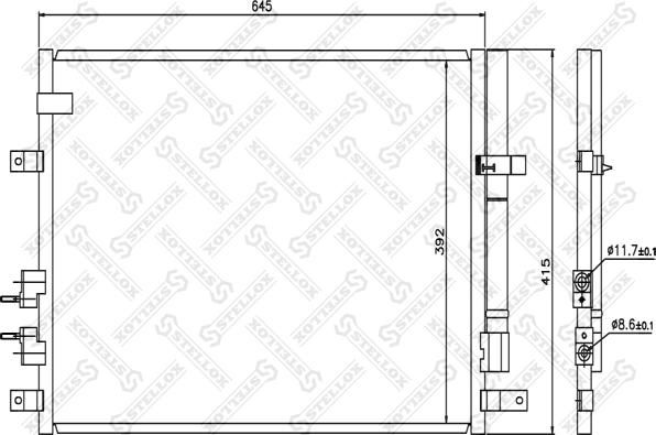 Stellox 10-45070-SX - Condensateur, climatisation cwaw.fr