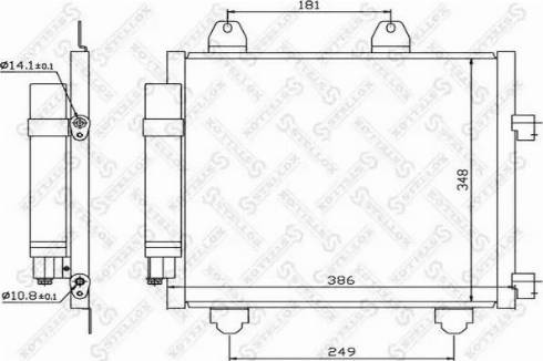 Stellox 10-45340-SX - Condensateur, climatisation cwaw.fr