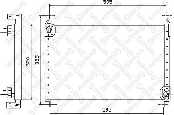 Stellox 10-45299-SX - Condensateur, climatisation cwaw.fr