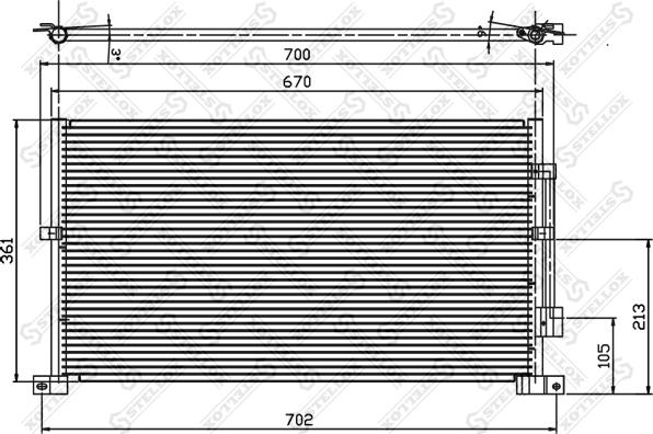 Stellox 10-45218-SX - Condensateur, climatisation cwaw.fr