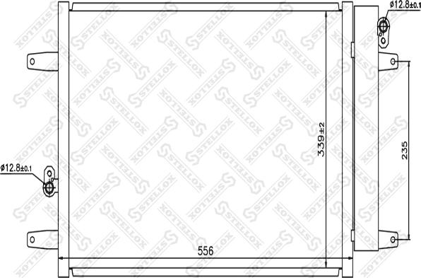 Stellox 10-45217-SX - Condensateur, climatisation cwaw.fr