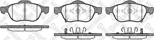 Stellox 1065 002-SX - Kit de plaquettes de frein, frein à disque cwaw.fr