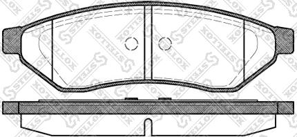 HELLA T1484 - Kit de plaquettes de frein, frein à disque cwaw.fr