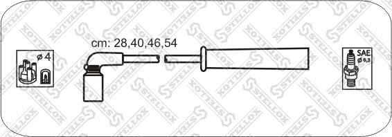 Stellox 10-30044-SX - Kit de câbles d'allumage cwaw.fr