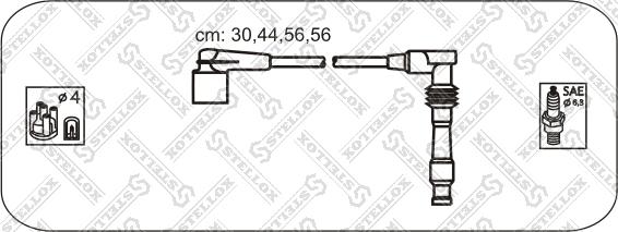 Stellox 10-38449-SX - Kit de câbles d'allumage cwaw.fr