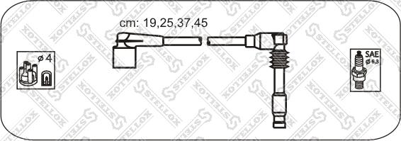 Stellox 10-38571-SX - Kit de câbles d'allumage cwaw.fr