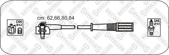 Stellox 10-38115-SX - Kit de câbles d'allumage cwaw.fr