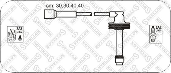 Stellox 10-38185-SX - Kit de câbles d'allumage cwaw.fr