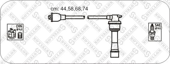 Stellox 10-38399-SX - Kit de câbles d'allumage cwaw.fr