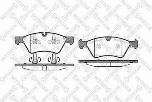 Stellox 1190 000L-SX - Kit de plaquettes de frein, frein à disque cwaw.fr