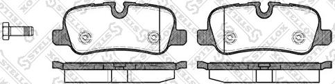 Stellox 1170 000-SX - Kit de plaquettes de frein, frein à disque cwaw.fr