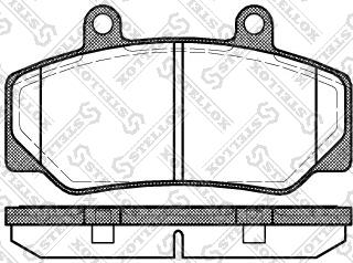 Stellox 187 020-SX - Kit de plaquettes de frein, frein à disque cwaw.fr