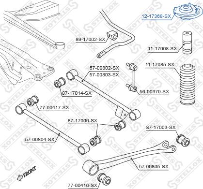 Stellox 12-17368-SX - Coupelle de suspension cwaw.fr