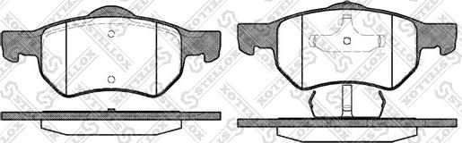 Stellox 893 000-SX - Kit de plaquettes de frein, frein à disque cwaw.fr