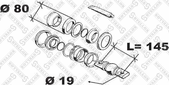 Stellox 84-12032-SX - Kit de remise en état, bras de liaison cwaw.fr