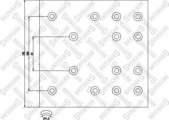 Stellox 85-00957-SX - Kit de garnitures de frein, frein à tambour cwaw.fr