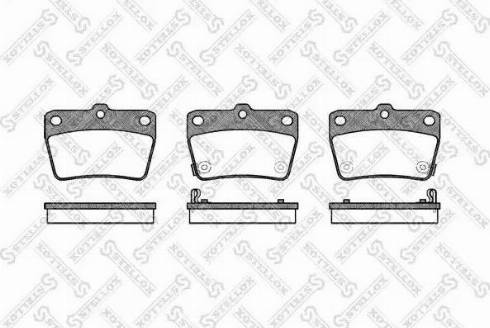 Stellox 850 002L-SX - Kit de plaquettes de frein, frein à disque cwaw.fr