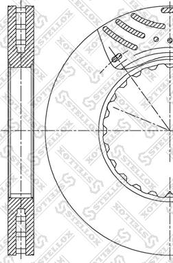 Stellox 85-00896-SX - Disque de frein cwaw.fr