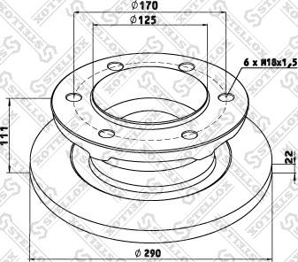 Stellox 85-00700-SX - Disque de frein cwaw.fr