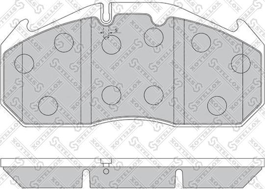 Stellox 85-01405-SX - Kit de plaquettes de frein, frein à disque cwaw.fr