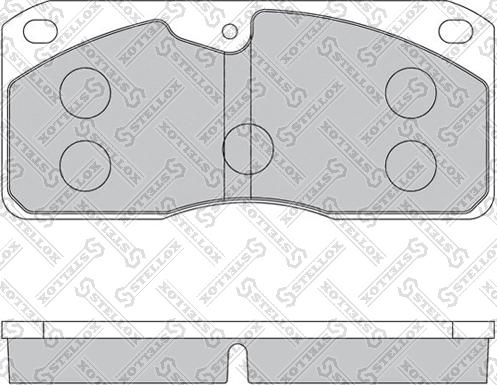 Stellox 85-01407-SX - Kit de plaquettes de frein, frein à disque cwaw.fr