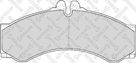 Stellox 85-01415-SX - Kit de plaquettes de frein, frein à disque cwaw.fr